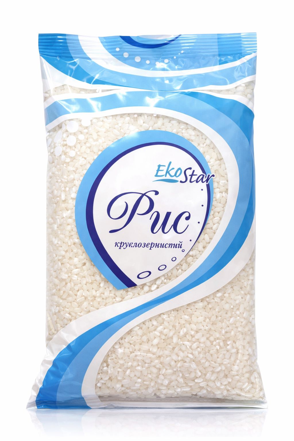 Рис круглозернистий фасований EkoStar (800 г)